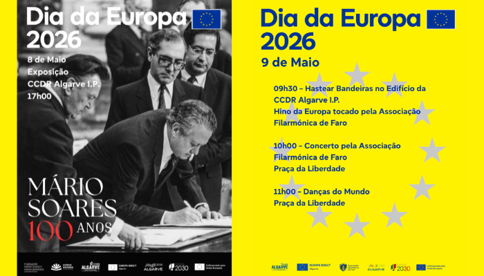 Dia da Europa 2026 assinalado em Faro com Programa Diversificado de Iniciativas
