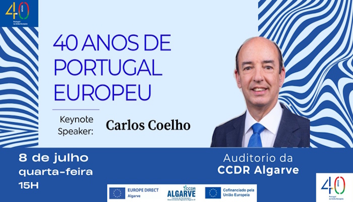 Carlos Coelho na CCDR Algarve: da Comunidade à União (40 anos de Portugal Europeu)